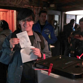 Mireia Boya, fundadora y excoordinadora de la Asamblea Nacional Catalana en la Vall d'Aran y exdiputada por la CUP.