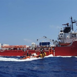 Barco de rescate 'Ocean Viking' de MSF y SOS MediterranéeHANNAH WALLACE BOWMAN/MSF