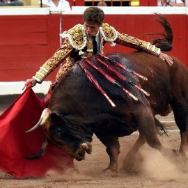 Imagen de una de las corridas de toros celebradas esta semana en Bilbao. EFE/MIGUEL TOÑA