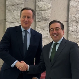 David Cameron y Albares