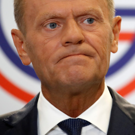 El presidente del Consejo Europeo, Donald Tusk, antes del G7 en Biarritz. EP