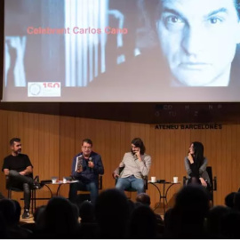 Foto de l'acte d'homenatge a Carlos Cano a l'Ateneu Barcelonès.