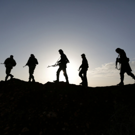 Combatientes del ejército sirio. REUTERS/Khalil Ashawi