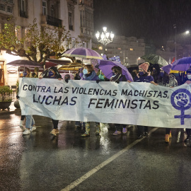 Imagen de archivo de la marcha contra la violencia machista del pasado 25 de noviembre en Santander.