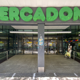 Entrada de una tienda de Mercadona en Madrid. . E.P./Eduardo Parra