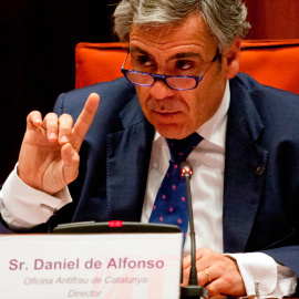 Daniel de Alfonso, durante su comparecencia ante los diputados del Parlament de Catalunya. GUILLEM SANS