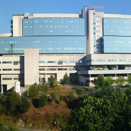 Exterior del Complejo hospitalario de Santiago de Compostela.