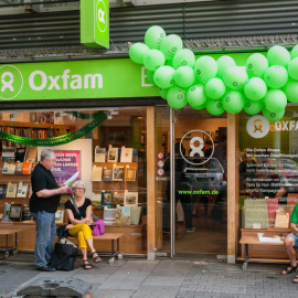 Una tienda de la ONG Oxfam.