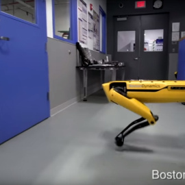 Uno de los perros robot de Boston Dynamics.