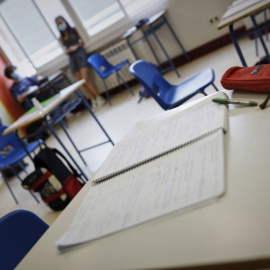 Alumnos de 2º de Bachillerato del Colegio Alameda de Osuna en junio. /EUROPA PRESS