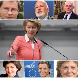 Los candidatos al 'gobierno' de la Comisión Europea.