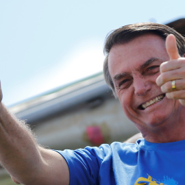 10/08/2019 - El presidente brasileño, Jair Bolsonaro, durante un acto religioso. / REUTERS -  ADRIANO MACHADO