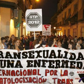 Una manifestación en favor de los derechos de las personas transexuales. EFE