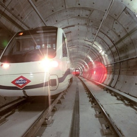 Túnel del Metro de Madrid. E.P.