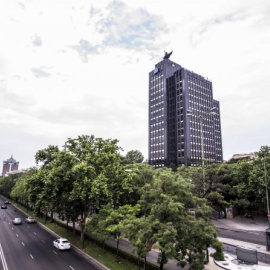 Sede de la aseguradora Mutua Madrileña en el Paseo de la Castellana de Madrid. EFE