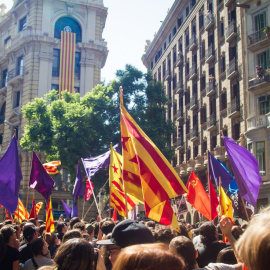 Manifestació juvenil de l'organització Arran el passat 2018. @Arran_jovent