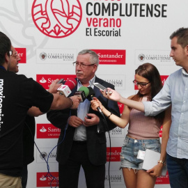 El secretario general de CCOO, Ignacio Fernández Toxo, en los Cursos de Verano de la Universidad Complutense de Madrid. Twitter/@CursosVeranoUCM