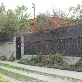 Fachada del centro de tortura de Pinochet contra la mujer. / MERITXELL FREIXAS