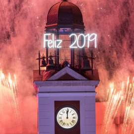 La detención se produjo antes de las campanadas de fin de año en la Puerta del Sol de Madrid. / EFE