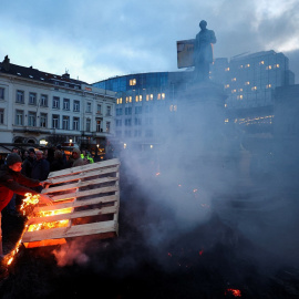 Protestas agricultores en Bruselas