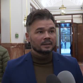 Rufián, prudente sobre la revisión de la malversación: "Queremos ser discretos"