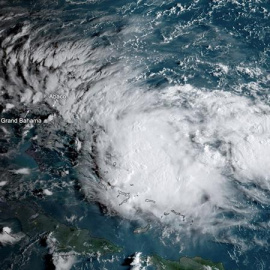 Imagen del huracán Dorian en su paso por Bahamas. EFE/EPA/NOAA