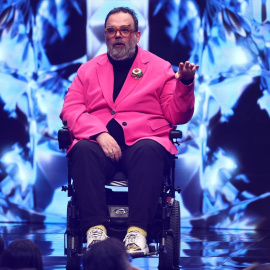 El actor Bob Pop durante la gala de la X edición de los Premios Feroz en el Auditorio de Zaragoza, a 28 de enero de 2022, en Zaragoza, Aragón (España).