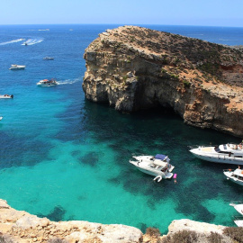 Fotografía de la costa de Malta.