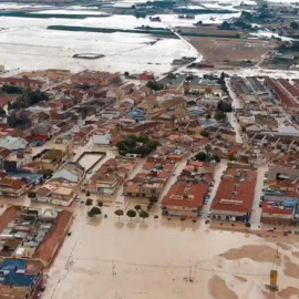 Fotografía aérea facilitada por el Ayuntamiento de Torre Pacheco. (EFE)