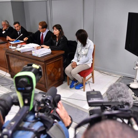 Ana Julia Quezada, en la Audiencia Provincial de Almería este lunes. EFE/ Carlos Barba