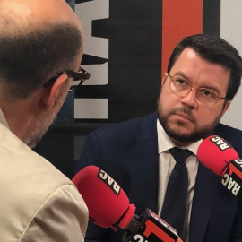 Pere Aragonès, en l'entrevista a Rac 1. RAC 1