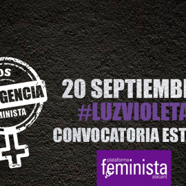 Cartel de la llamada a movilizaciones el próximo 20 de septiembre