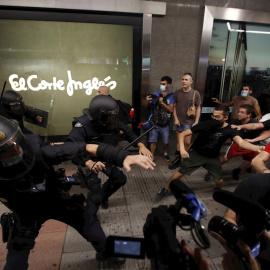 Cargas policiales en Madrid