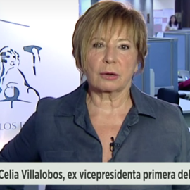 La exvicepresidenta del Congreso de los Diputados y diputada del PP, Celia Villalobos, durante una entrevista en el programa Espejo Público.