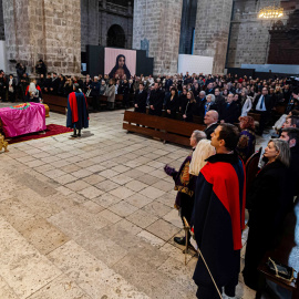 El funeral de la actriz Concha Velasco, en la catedral de Valladolid, a 3 de diciembre de 2023