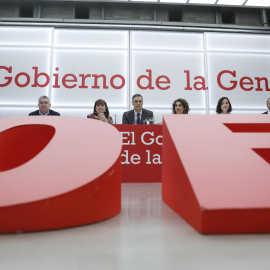 Imagen de la Ejecutiva Federal del PSOE celebrada este lunes en la sede del partido en Ferraz.