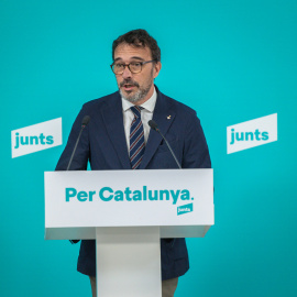 Josep Rius en roda de premsa aquest dilluns