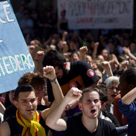 Imagen de una manifestación en contra de la LOMCE/EFE