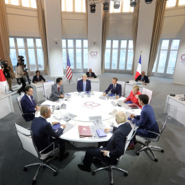 Pasada reunión de los líderes del G-7 en París. Markus Schreiber/Pool via REUTERS