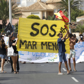 Protesta en defensa del Mar Menor. — Edu Botella / EUROPA PRESS