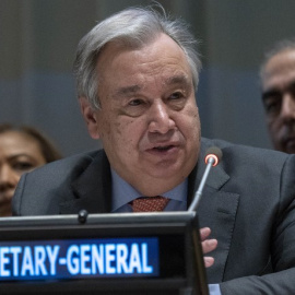 El secretario general de las Naciones Unidas, Antonio Guterres, el 15 de enero de 2019 en Nueva York | AFP