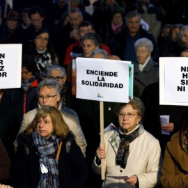 El 37% de las personas entrevistadas por la Cruz Roja asegura que pasa frío en su hogar - AFP