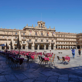 Foto de archivo. Plaza mayor de Salamanca.