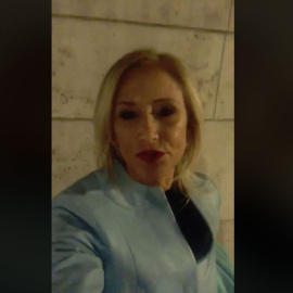 Cristina Cifuentes durante su vídeo colgado en las redes sociales.