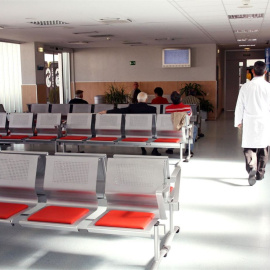 Sala de espera en un hospital.