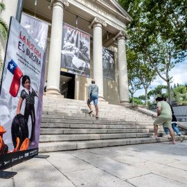 Entrada del Museo Nacional de Antropología, a 14 de septiembre de 2023, en Madrid.