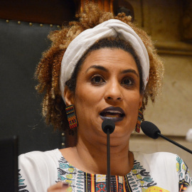 La concejala Marielle Franco en noviembre de 2017. EFE