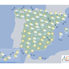 Previsión meteorológica para el 25 de septiembre /AEMET