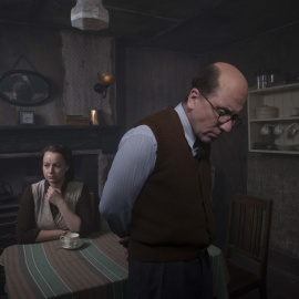 Un fotograma de la serie Rillington Place.