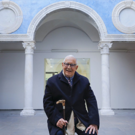 Fernando Delgado, tras una reunión celebrada en el Museo de Bellas Artes de València (Comunidad Valenciana).